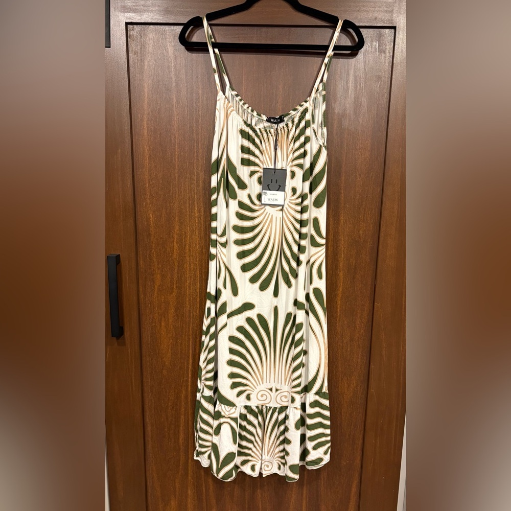 NWT Lightweight summer dress from Morocco, never worn. One size fits many